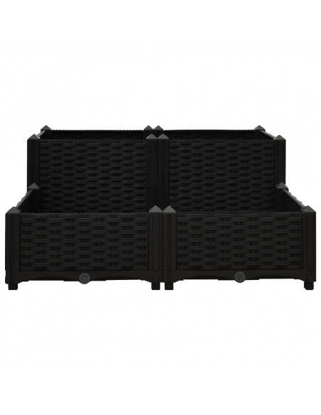 Fioriera Rialzata 80x80x38 cm in Polipropilene