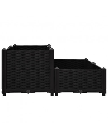 Fioriera Rialzata 80x80x38 cm in Polipropilene