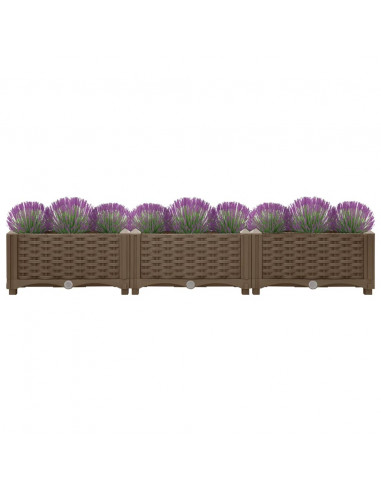 Fioriera Rialzata 120x40x23 cm in Polipropilene