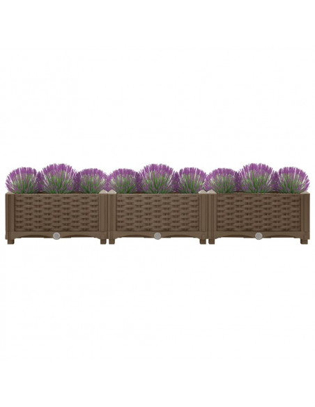 Fioriera Rialzata 120x40x23 cm in Polipropilene