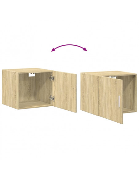 Mobile Sottile Rovere Sonoma 50x42,5x225 cm in Truciolato