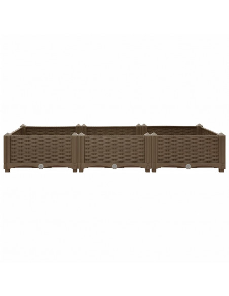 Fioriera Rialzata 120x40x23 cm in Polipropilene