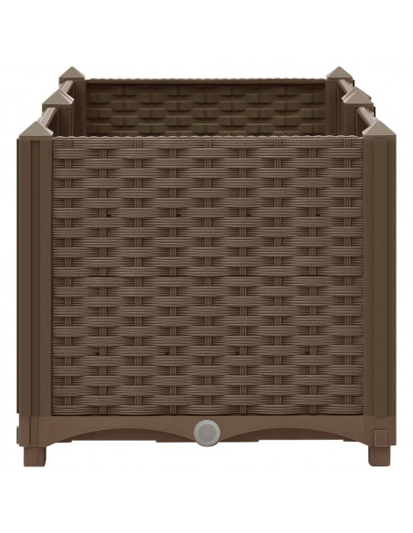 Fioriera Rialzata 80x40x38 cm in Polipropilene