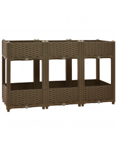 Fioriera Rialzata 120x40x71 cm in Polipropilene 2