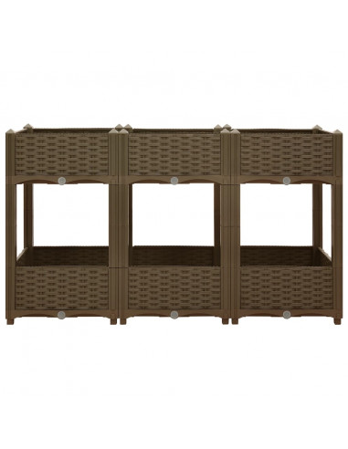 Fioriera Rialzata 120x40x71 cm in Polipropilene