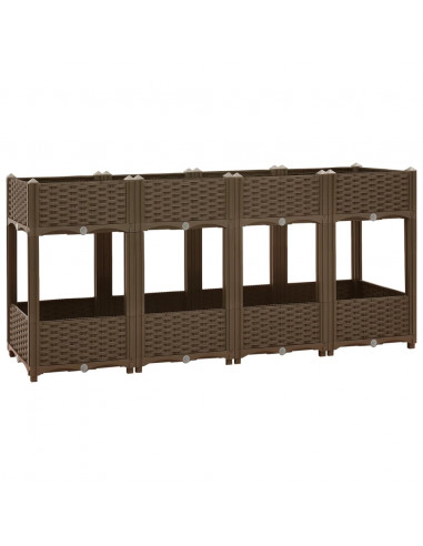 Fioriera Rialzata 160x40x71 cm in Polipropilene