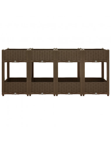 Fioriera Rialzata 160x40x71 cm in Polipropilene