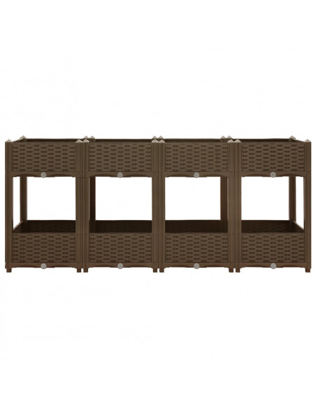 Fioriera Rialzata 160x40x71 cm in Polipropilene