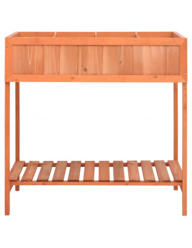 Fioriera per Erbe Aromatiche 80x60x80cm Legno Massello di Abete