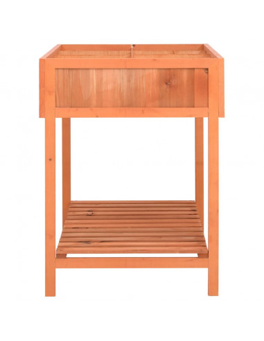 Fioriera per Erbe Aromatiche 80x60x80cm Legno Massello di Abete