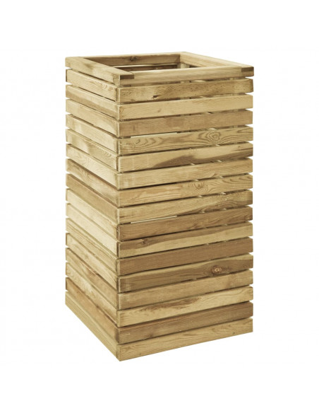 Letto Rialzato 50x50x100 cm in Legno di Pino Impregnato