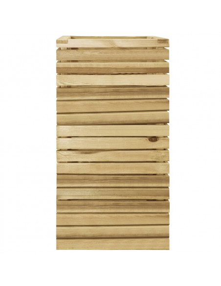 Letto Rialzato 50x50x100 cm in Legno di Pino Impregnato