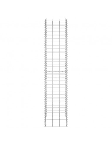 Fioriere Rialzate a Gabbione 3 pz 30x30x150 cm in Ferro