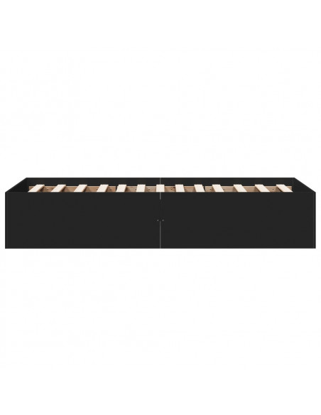 Giroletto Nero 90x200 cm in Legno Multistrato