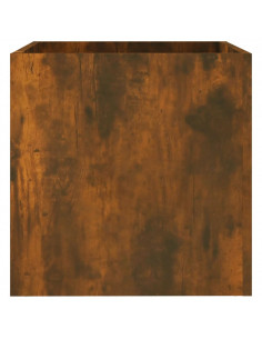 Fioriera Rovere Fumo 40x40x40 cm in Legno Multistrato 2