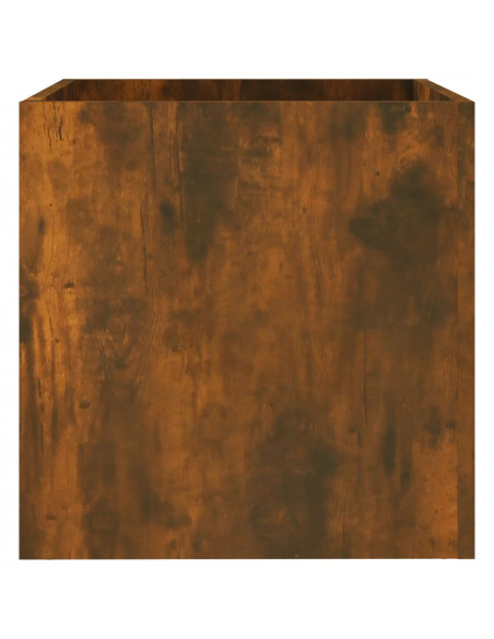 Fioriera Rovere Fumo 40x40x40 cm in Legno Multistrato