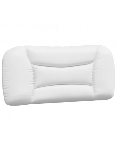 Letto con Materasso Bianco 90x200 cm in Similpelle