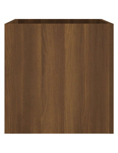 Fioriera Rovere Marrone 40x40x40 cm in Legno Multistrato
