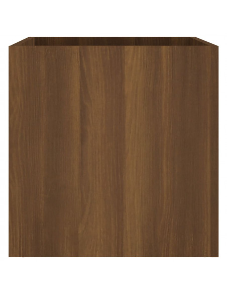 Fioriera Rovere Marrone 40x40x40 cm in Legno Multistrato