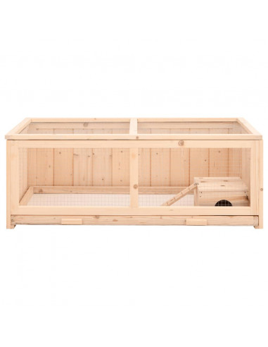 Gabbia per Criceti 104x52x38 cm in Legno Massello di Abete