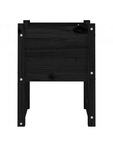 Fioriera Bianca 40x40x52,5 cm in Legno Massello di Pino