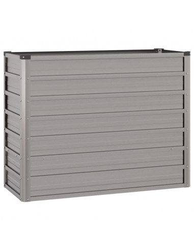 Letto Rialzato da Giardino Ruggine 100x40x77 cm Acciaio Corten