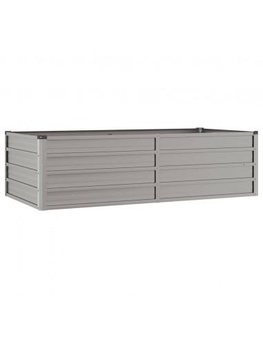 Letto Rialzato da Giardino Ruggine 160x80x45 cm Acciaio Corten