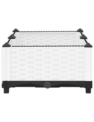 Fioriera Rialzata 80x40x23 cm in Polipropilene