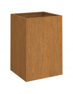 Fioriera 52x48x75 cm Acciaio Corten 2