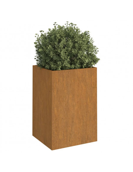 Fioriera 52x48x75 cm Acciaio Corten