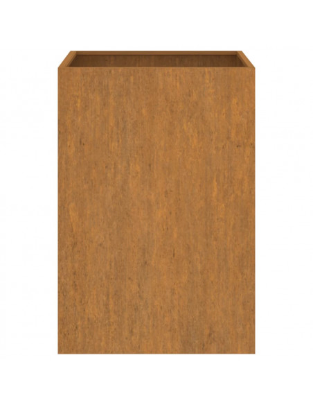 Fioriera 52x48x75 cm Acciaio Corten
