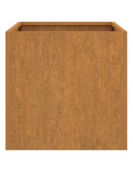 Fioriera 62x30x29 cm Acciaio Corten