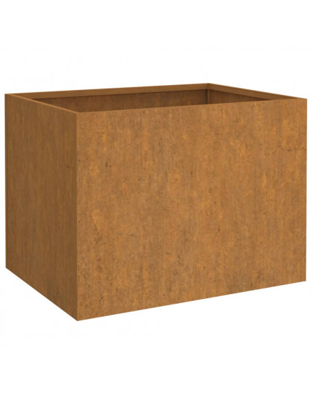 Fioriera 62x47x46 cm Acciaio Corten