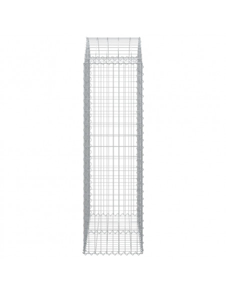 Cesto Gabbione ad Arco 100x50x160/180 cm Ferro Zincato