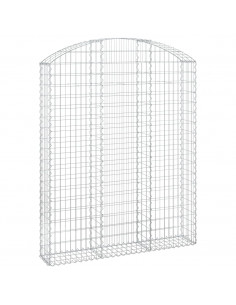 Cesto Gabbione ad Arco 150x30x180/200 cm Ferro Zincato 2