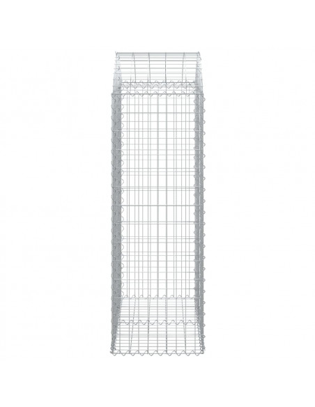 Cesto Gabbione ad Arco 100x50x140/160 cm Ferro Zincato
