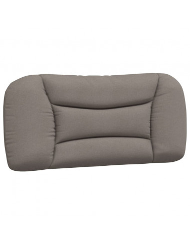 Letto con Materasso Tortora 90x190 cm in Tessuto