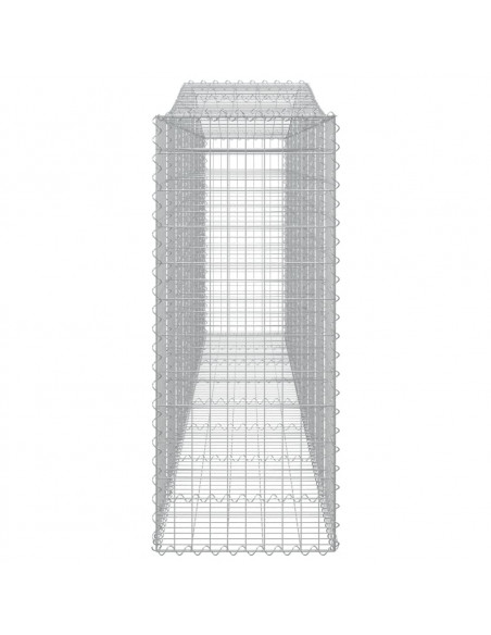 Cesti Gabbioni ad Arco 20 pz 400x50x120/140 cm Ferro Zincato