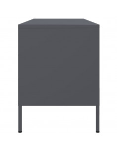 Mobile TV Antracite 100,5x39x50,5 cm in Acciaio 2