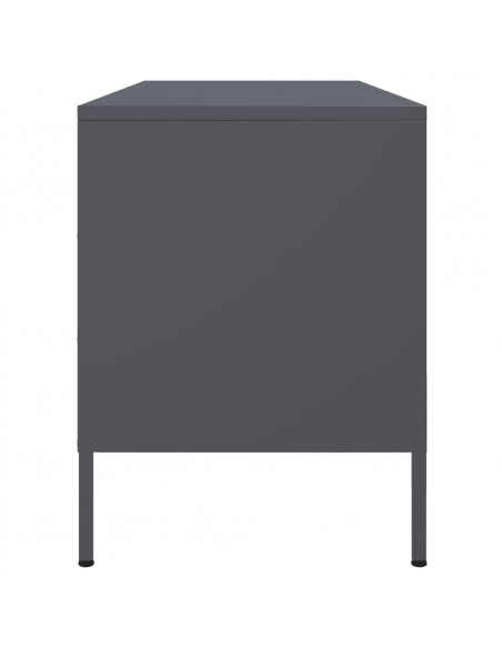 Mobile TV Antracite 100,5x39x50,5 cm in Acciaio