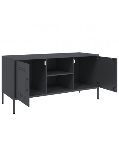 Mobile TV Antracite 100,5x39x50,5 cm in Acciaio