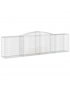 Cesto Gabbione ad Arco 400x50x100/120 cm Ferro Zincato 2