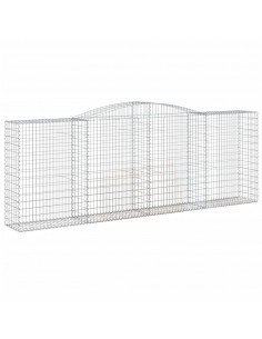 Cesto Gabbione ad Arco 400x50x140/160 cm Ferro Zincato 2