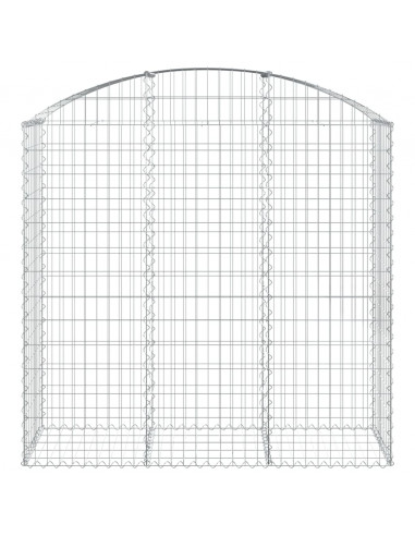 Cesto Gabbione ad Arco 150x50x140/160 cm Ferro Zincato