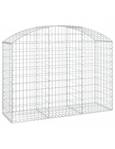 Cesto Gabbione ad Arco 150x50x100/120 cm Ferro Zincato 2