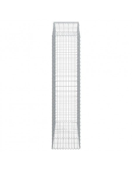 Cesto Gabbione ad Arco 150x50x200/220 cm Ferro Zincato
