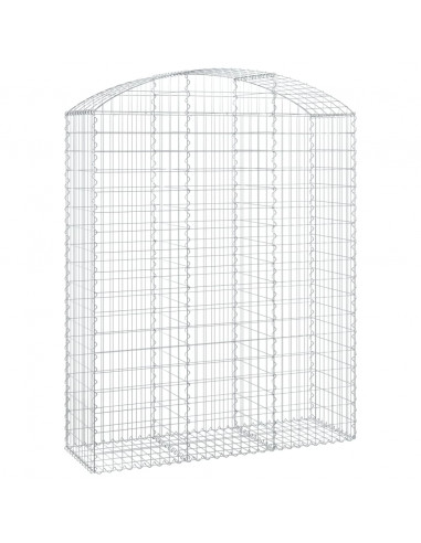 Cesto Gabbione ad Arco 150x50x180/200 cm Ferro Zincato