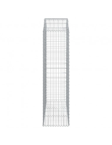 Cesto Gabbione ad Arco 150x50x180/200 cm Ferro Zincato