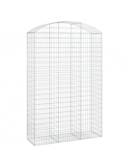 Cesto Gabbione ad Arco 150x50x220/240 cm Ferro Zincato