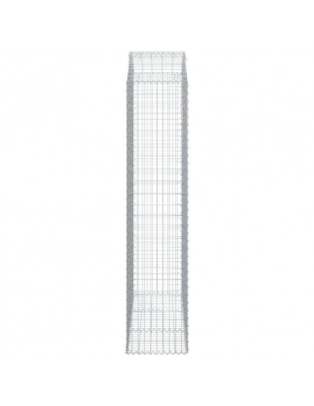 Cesto Gabbione ad Arco 150x50x220/240 cm Ferro Zincato